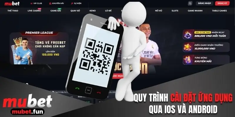 Quy trình cài đặt ứng dụng qua IOS và Android